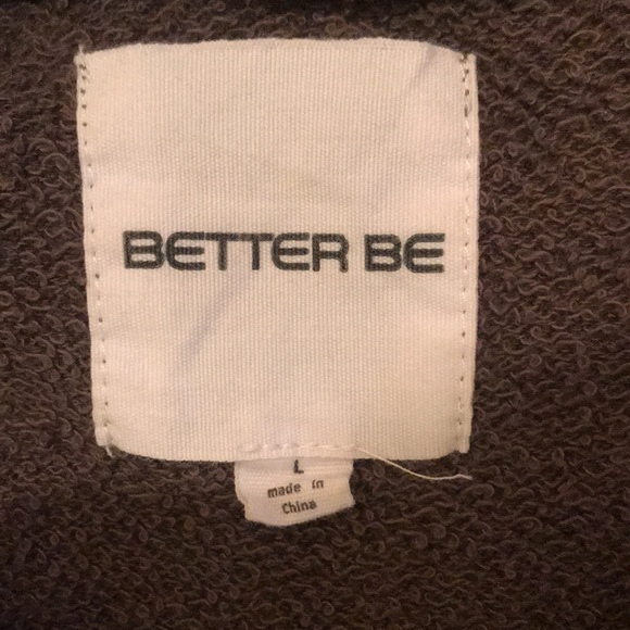 A dark greenish- brown ripped hoodie cropped top - Picture 2 of 2